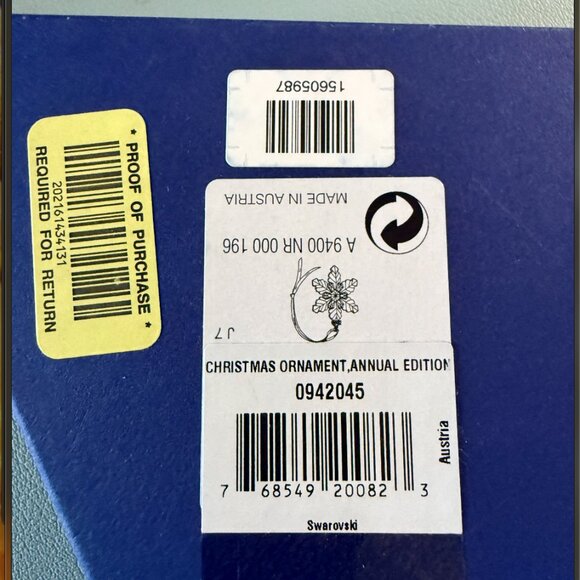 Swarovski Christmas Ornament 2008 - Picture 3 of 3